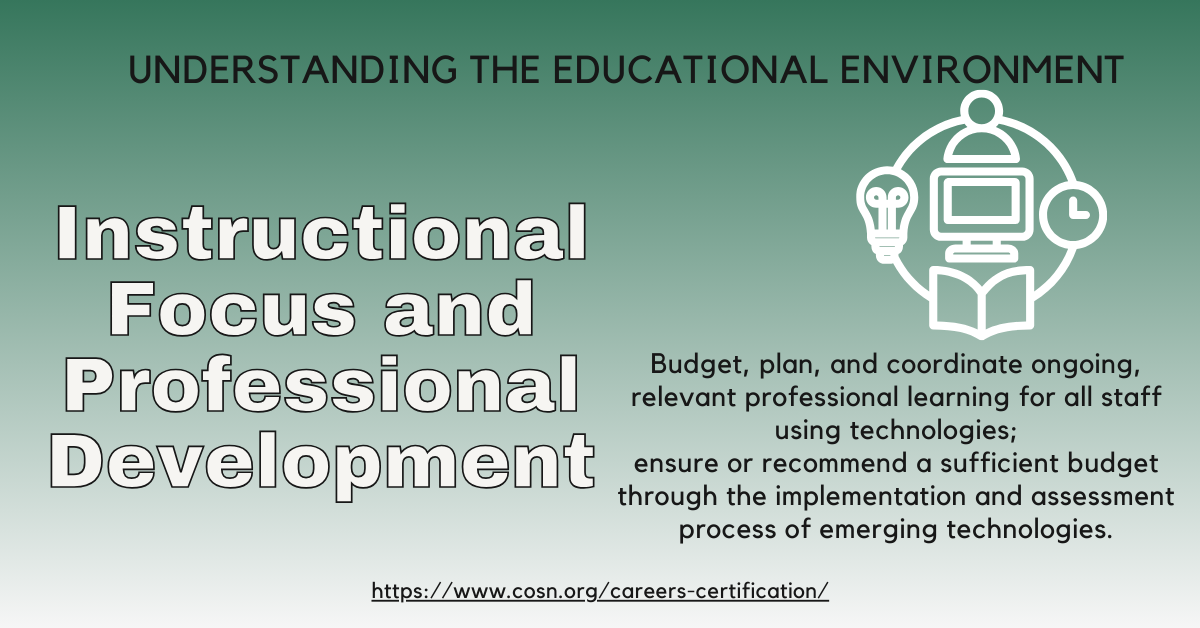 Introduction to Instructional Focus and Professional Development